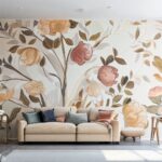 fototapeta w salonie